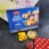 Idol Ganesha Charan Paduka N Moli With Delicious Kaju Delight