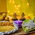Idol Ganesha Laxmi Diwali Set With Namkeen And Sweets