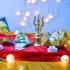 Idol Ganesha Metal Ghanti and Diya With Dodha Burfi
