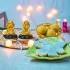 Idol Ganesha And Laxmi With Kaju Katli & Besan Laddu