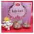Kaju Katli with Diyas and Ganesha