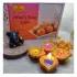 Beautiful Ganesha Idol With Motichoor Ladoo And Diyas