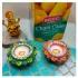 Cham Cham With Magnificent Ganesha Idol and Diya Combo
