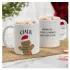 Reindeer Personalised Mug