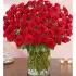 100 Premium Long Stem Red Roses