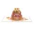 Woodland Gnomes Birthday Cake Pop Up Card
