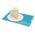 Confetti Birthday Cake Slice Pop Up Card