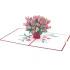 Love Tulips Pop Up Card