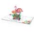 Flamazing Birthday Flamingo Pop Up Card