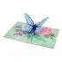 Birthday Blue Morpho Butterfly Pop Up Card