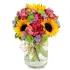 Flower Fields Mason Jar
