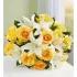 Fair Trade Yellow Rose N White Lily Bouquet