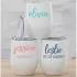 Scripty Style Personalized Stainless Insulated Wine Cup