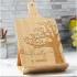Family Tree Personalized Bamboo Cookbook N Tablet Stand