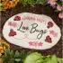 Love Bugs Personalized Round Garden Stones