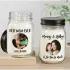 Photo Message Personalized Farmhouse Candle Jar for Her