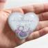 Floral Love For Grandma Personalized Mini Heart Keepsake