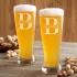Lavish Last Name Personalized Beer Glasses