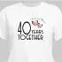 Years Together Personalized Anniversary T shirt