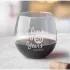 Engraved Birthday Stemless Red Wine Glass