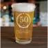 Engraved Birthday Beer Glass