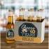 Personalized Cheers to Years Beer Labels and Carrier Set