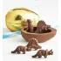 Art CoCo Foil Wrapped Chocolate Egg with Dinosaurs