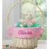 Personalized Willow Easter Basket with Folding Handle