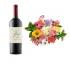 Bunch Of Mix Flower With Josh Cellars Cabernet