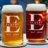 Lavish Last Name Personalized Elegant Beer Glasses
