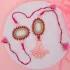 Enchanting Pink Pearl Bhaiya Bhabhi Rakhi Set
