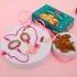 Elegant Pink Pearl Rakhi Set with Sweets & Almonds