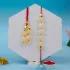 Elegant Stone Beads Rakhi Gift Set with Chocolates & Sweets
