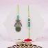 Emerald Elegance Rakhi Set with Gourmet Treats