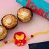 Heroic Iron Man Rakhi with Choco Delight Pack