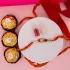 Elegant Ring Rakhi Delight with Ferrero Rocher