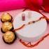 Elegant Ring Rakhi Delight with Ferrero Rocher