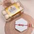 Regal Ruby Rakhi with Ferrero Rocher 16pcs