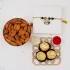 Divine Blessings Rakhi Gift Set with Ferrero Rocher & Almonds