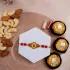 Sparkling Diamond Rakhi with Gourmet Treats