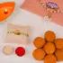 Divine Ganesha Blessings Rakhi with Besan Laddu
