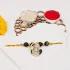 Divine Blessings Rakhi Gift Set with Sweet Treats