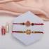 Divine Blessings Rakhi Set with Luxurious Kaju Katli