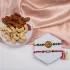 Divine Blessings Rakhi Set with Nutty Delights