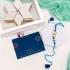 Blue Blissful Bond Rakhi with Cashew Delight