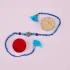 Blue Eye Protection Rakhi & Chocolates Gift Set