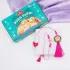 Enchanting Pink Floral Bhaiya Bhabhi Rakhi with Soan Papdi Delight