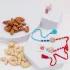 Prosperity & Protection Evil Eye Rakhi with Cashews & Almonds