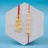 Regal Gemstone Rakhi Duo with Sweet Delights