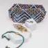 Vibrant Oxidised Multicolor Bhaiya Bhabhi Rakhi Set with Makeup Pouch
